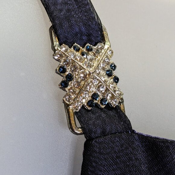 Vintage Betsy & Adam Formal Dress Sz 6 90s Fairy Grunge Whimsigoth Sheer Gown - Picture 4 of 8